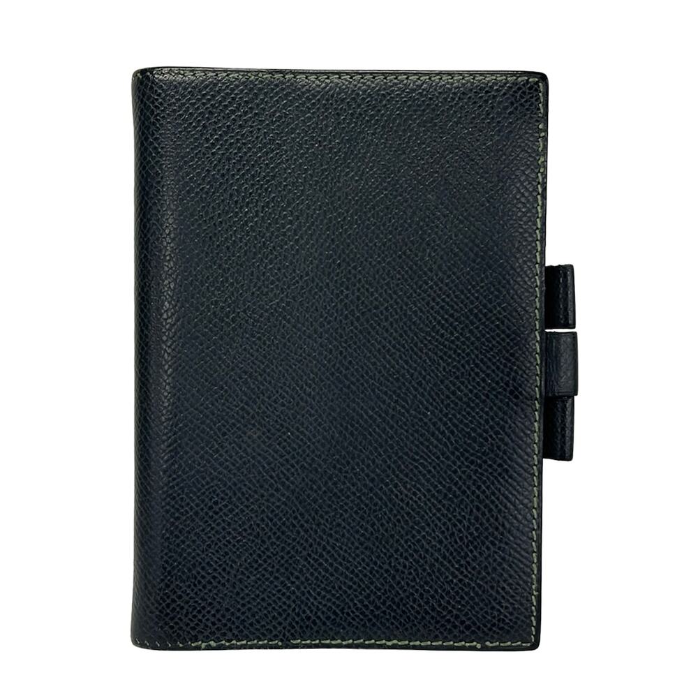 Hermès Agenda GM Agenda Dark Navy Green